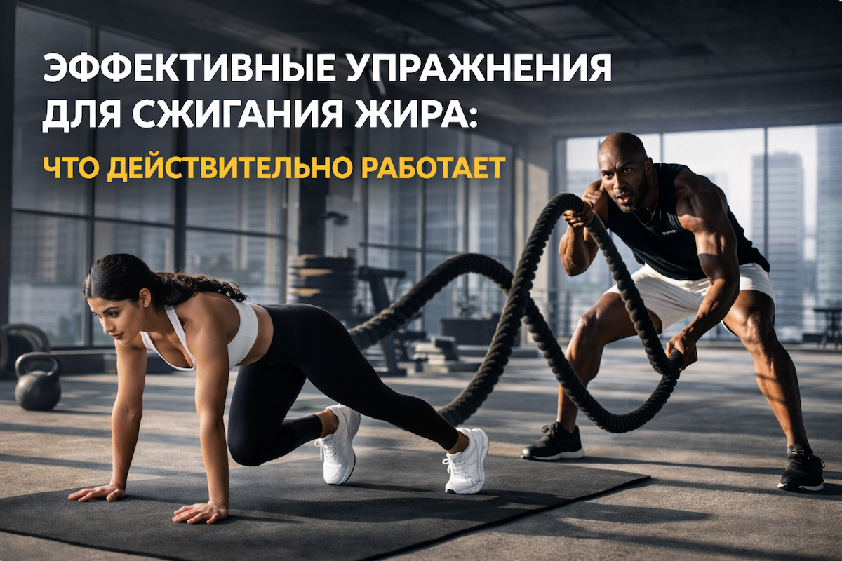 Эффективные упражнения для сжигания жира: что действительно работает