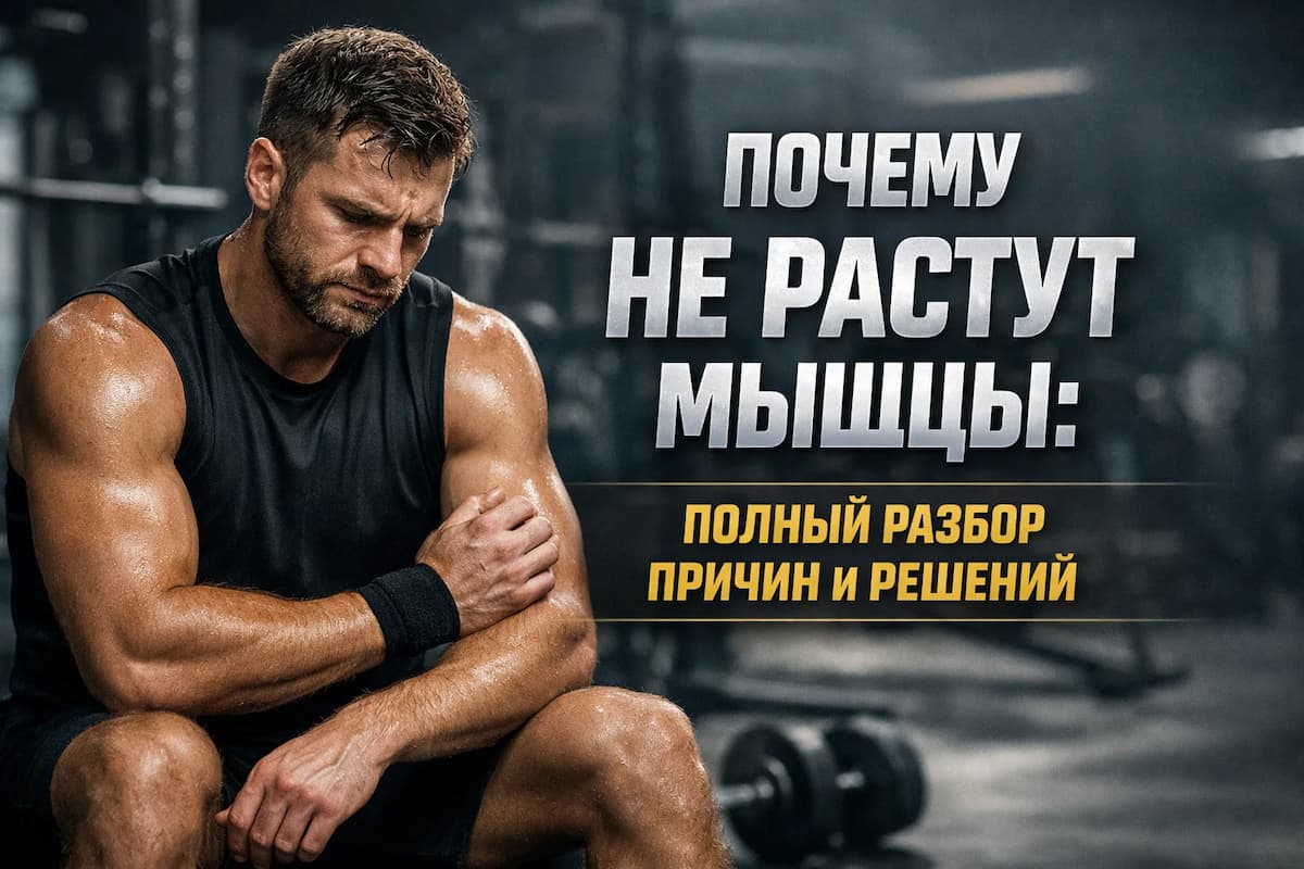 Почему не растут мышцы: полный разбор причин и решений