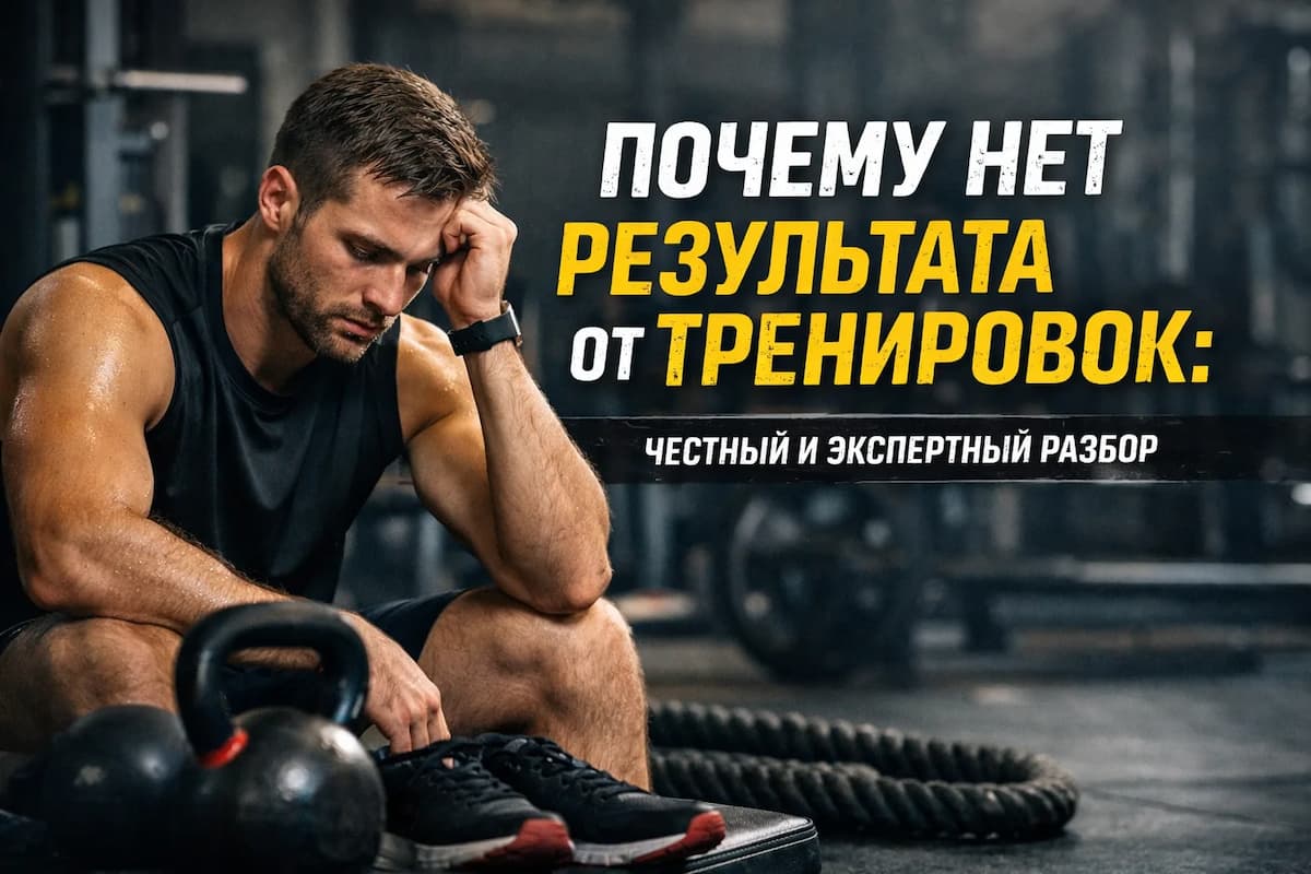 Почему нет результата от тренировок: честный и экспертный разбор