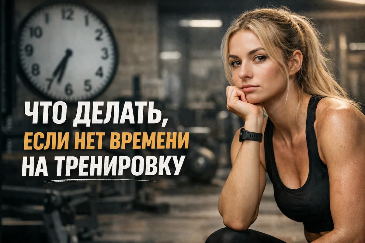 Что делать, если нет времени на тренировку